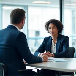 採用面接の様子